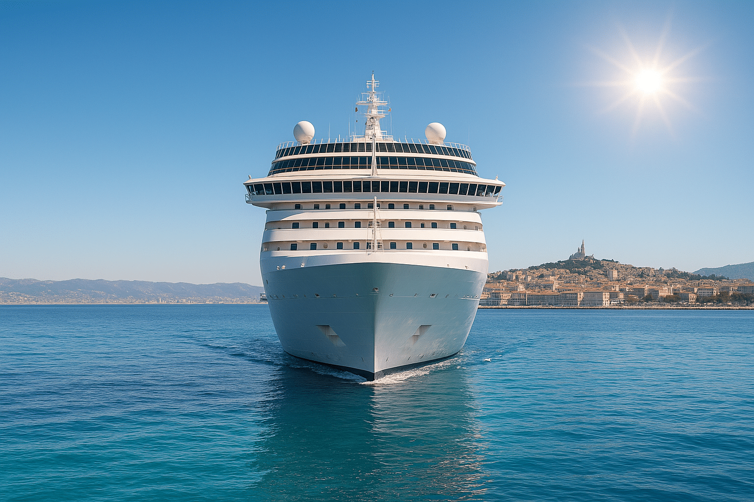 Bateau de croisière à Marseille